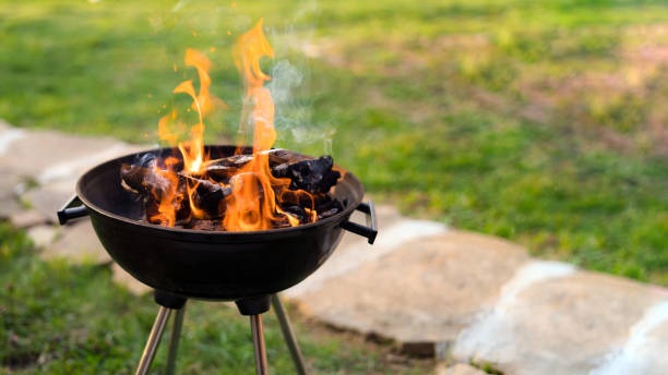 Asador Portatil en un asado