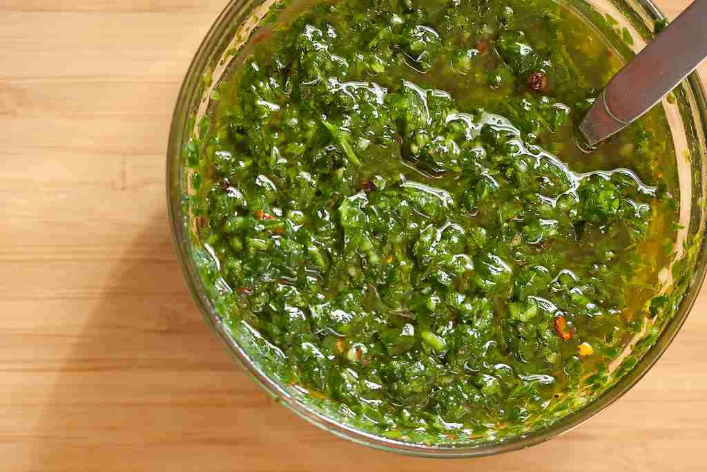 Chimichurri para asados